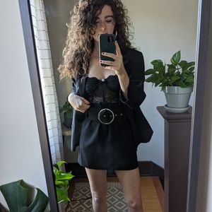 Zara Paperbag Waist Skirt